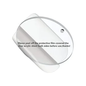 20 unidades de disco redondo de acrílico transparente en_5