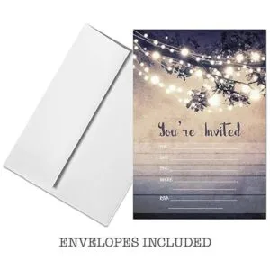 25 luces para exteriores invitaciones de fiesta 5 x 7_2
