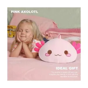 Onsoyours Bonita almohada de peluche de Axolotl suave_5