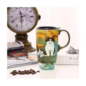 Taza de cerámica de café con leche taza de té de_5