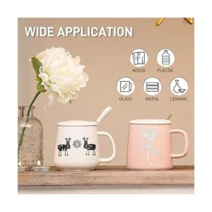 Vinilo permanente negro mate para Cricut Lya Vinyl negro_6