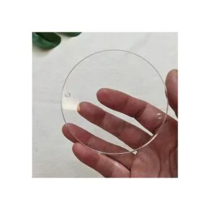 20 unidades de disco redondo de acrílico transparente en_7