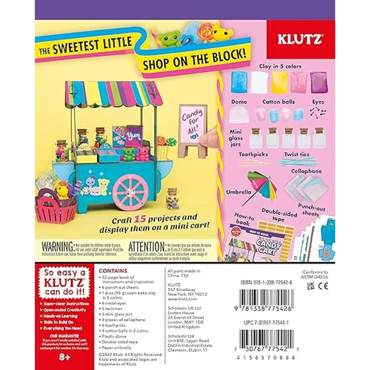Klutz Kit de manualidades de carrito de dulces Mini Clay_6