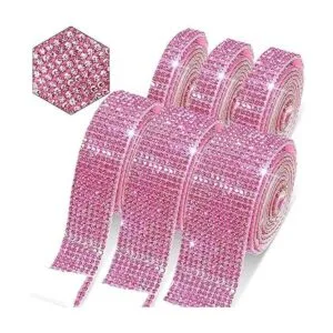 6 rollos de cinta autoadhesiva de diamantes de imitación_1