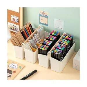 Vidifor Organizador portátil de plástico grande con asa_3