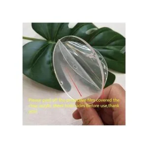 20 unidades de disco redondo de acrílico transparente en_4