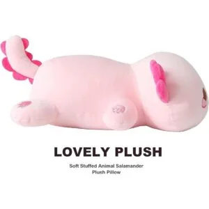 Onsoyours Bonita almohada de peluche de Axolotl suave_6