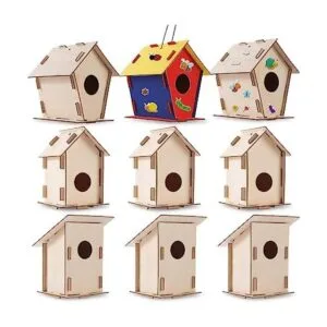 9 kits de casa de pájaros para que los niños construyan_1