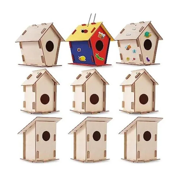 9 kits de casa de pájaros para que los niños construyan_1