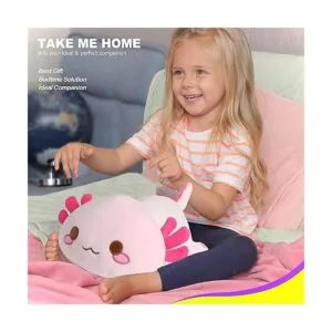 Onsoyours Bonita almohada de peluche de Axolotl suave_4