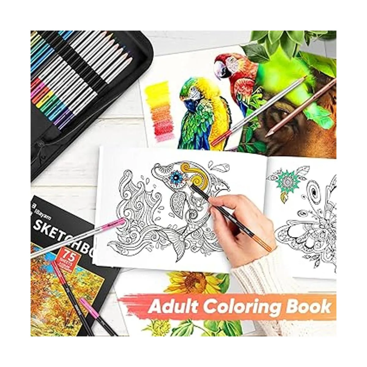 iBayam Paquete de 78 juegos de dibujo suministros de arte_7