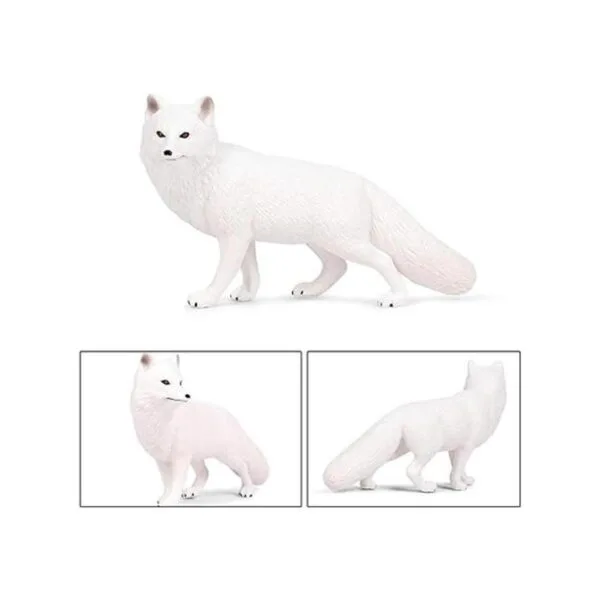 EOIVSH Paquete de 4 juguetes de animales árticos figura_4