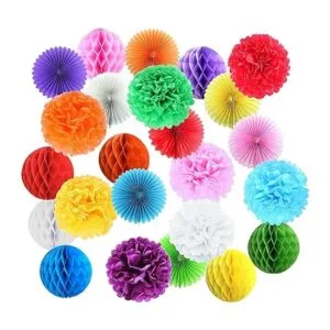 Juego de 24 colores para decoración de fiestas bolas de_1