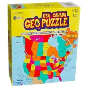 GeoToys GeoPuzzle USA y Canadá Juguetes educativos para_6