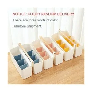 Vidifor Organizador portátil de plástico grande con asa_2