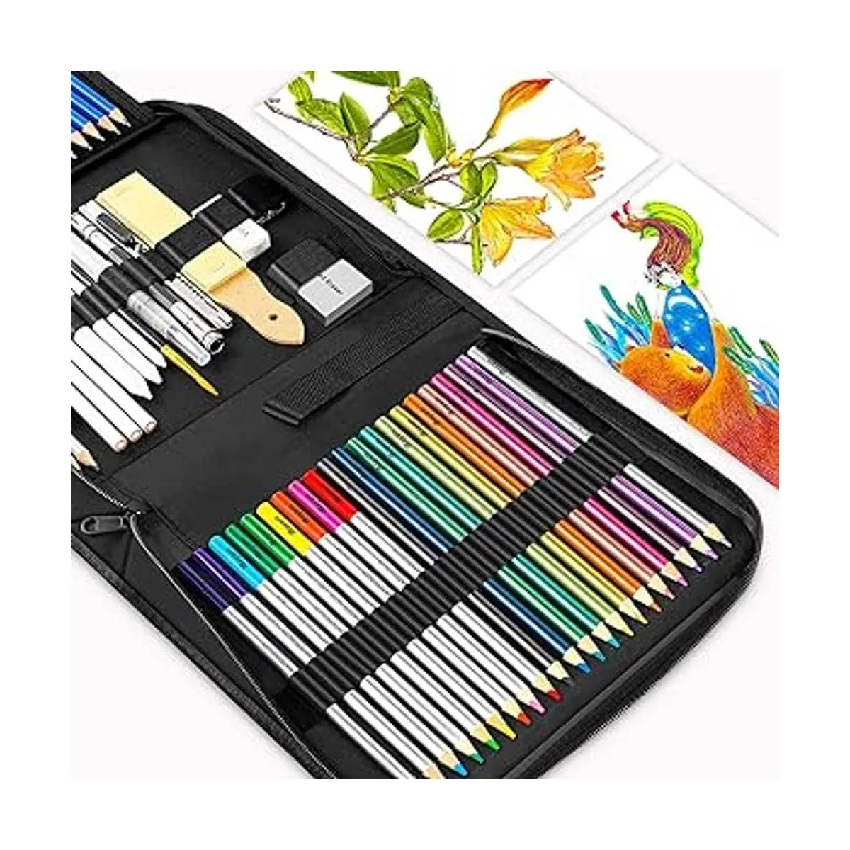 iBayam Paquete de 78 juegos de dibujo suministros de arte_2