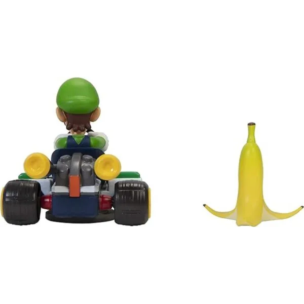 SUPER MARIO Spin Out Mariokart Vehículo Luigi Racer de_5