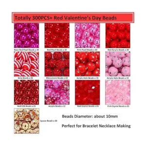 320 cuentas de corazón para el día de San Valentín para_2