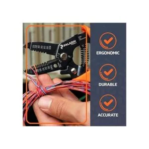 Paladin Tools Pelacables y cortador de alambre de 20 a 30_3