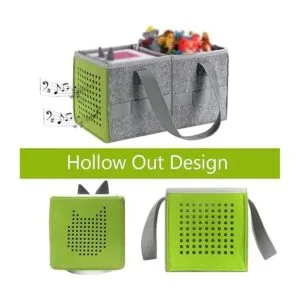 Seracle Funda de viaje de fieltro compatible con Toniebox_4