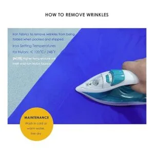 emma kites Tela de nailon Ripstop roja 40 denier pieza_7