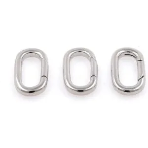 18K Gold Filled Oval Clasp Spring Claps Connector_3