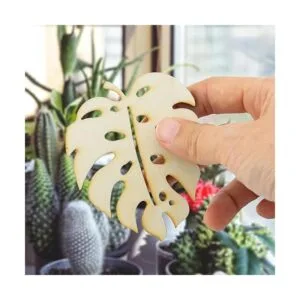 SummerRay 20 hojas de Monstera de madera corte láser_6