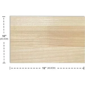 Paquete de 4 carteles de madera de Paulownia de doble cara_2