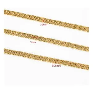 YOUBEIYEE Cadenas de acero inoxidable de 16.4 pies para_5