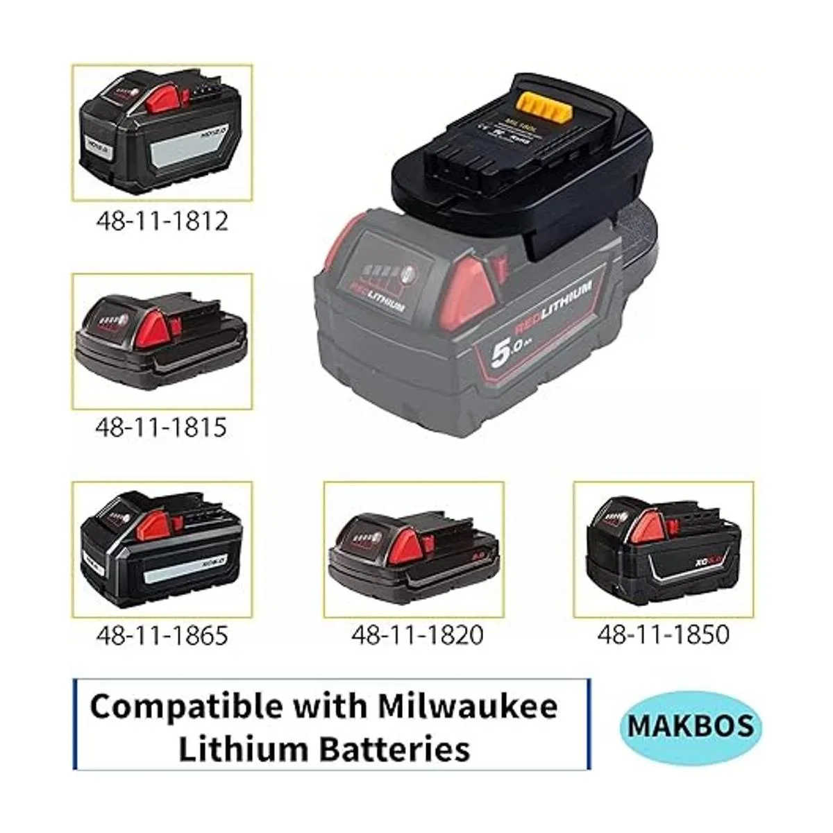 Alian MIL18DL Adaptador de batería para Milwaukee de 18 V_4