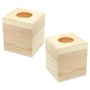 Paquete de 2 fundas cuadradas de madera para manualidades_1