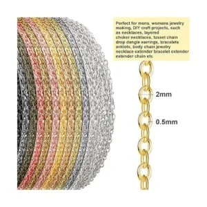 Kenning 12 rollos de cadenas de 120 pies de 0.079 in para_3