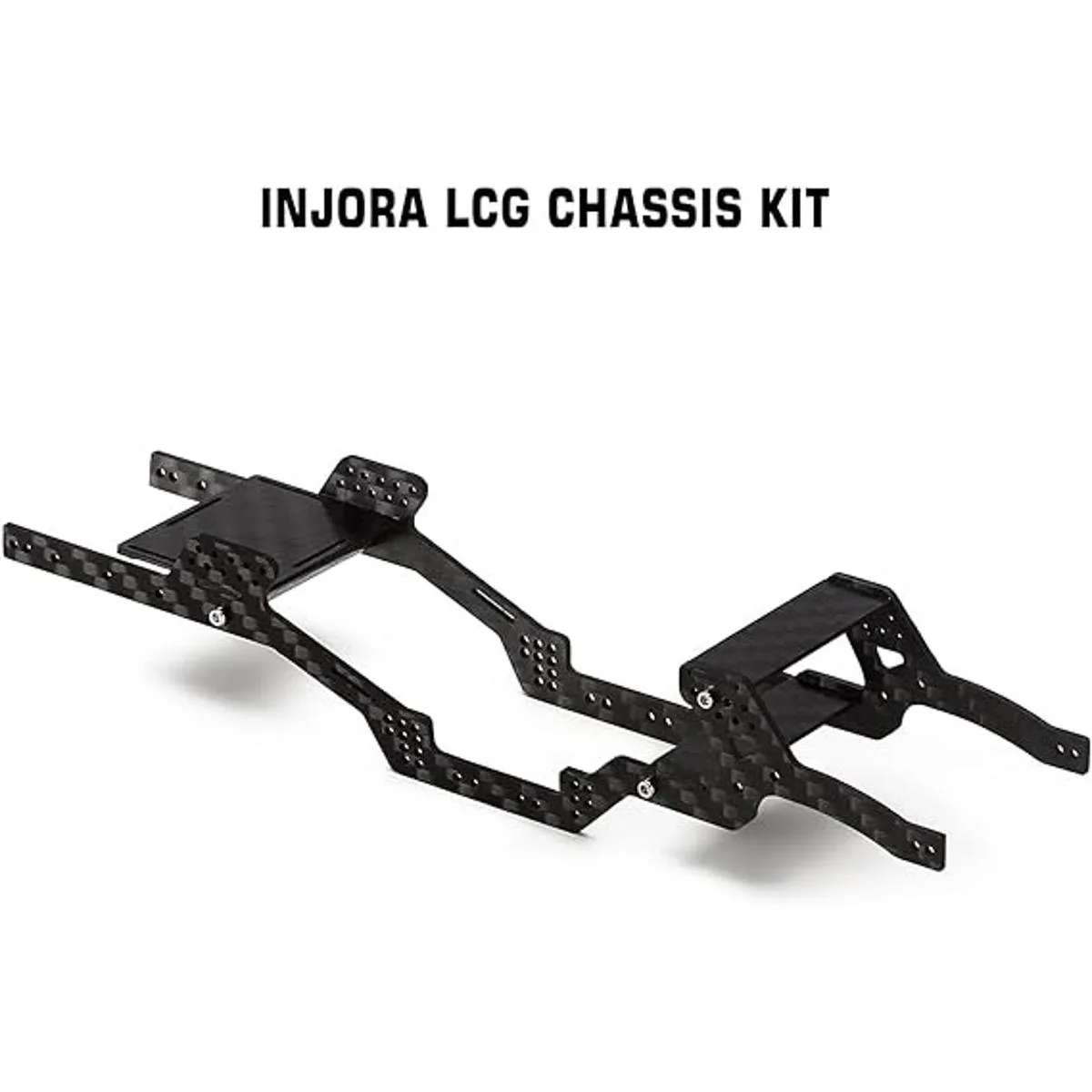 INJORA Kit de chasis de fibra de carbono bajo centro de_2