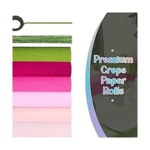 Gersoniel Kit de 57 piezas de flores de papel crepé 6_3