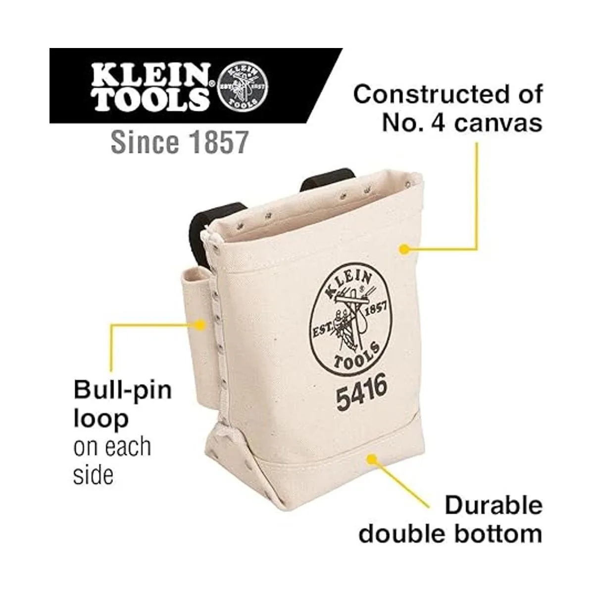 Klein Tools 5416 Bolsa de tela con pernos_2