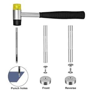 TLKKUE 480 Set Leather Rivets Kit 4 Colors Double Cap_3