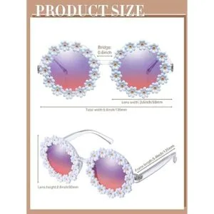 8 pares de gafas de sol de margarita para discoteca_2