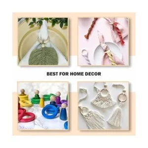 Paquete de 100 anillos de madera natural sin terminar de_6