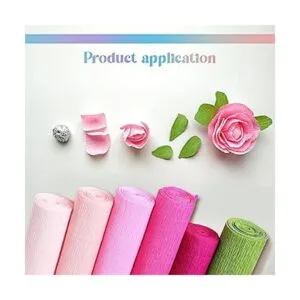 Gersoniel Kit de 57 piezas de flores de papel crepé 6_7