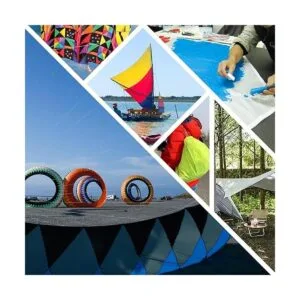 emma kites Tela de nailon Ripstop roja 40 denier pieza_5