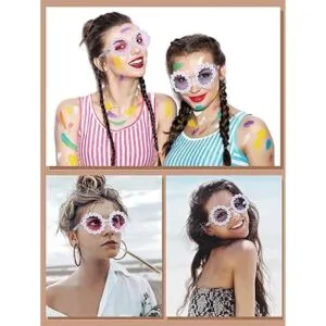 8 pares de gafas de sol de margarita para discoteca_4