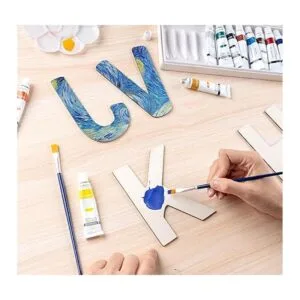 ilauke Letras de madera de 5 pulgadas 52 letras del_4