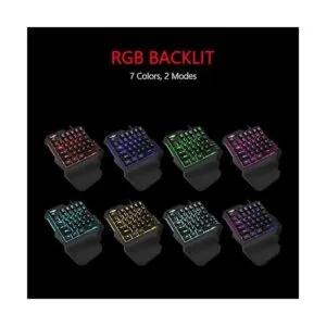 RedThunder Teclado para juegos con una mano RGB_2