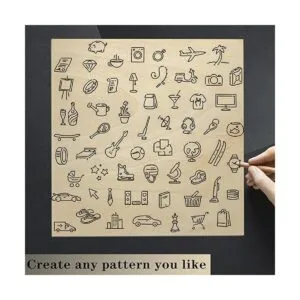 GDGDSY Hojas de tilo de 12 x 12 pulgadas hojas de madera_5