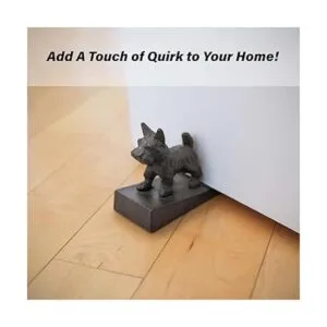 SEBAGO IRONWORKS Tapón de metal para puerta de perro_2