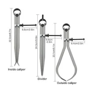 Juego de 3 pinzas de muelledivisores de 8.0 in juego de_2