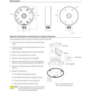 CB140PT LTB701 DS1280ZJDM21 Soporte de montaje en pared_4