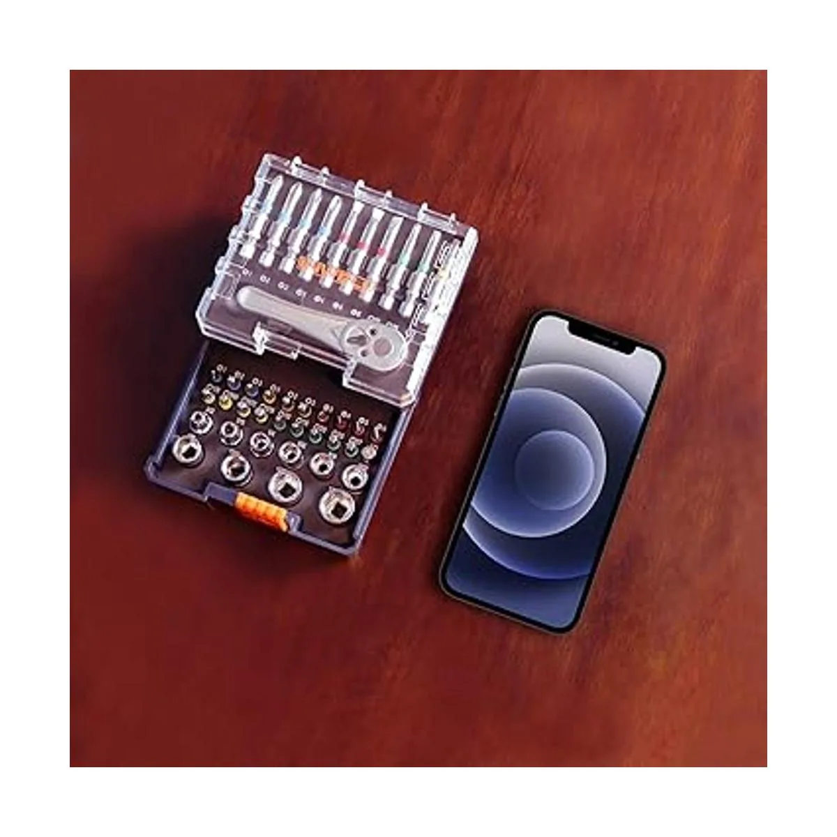 Inwell Juego de llaves de trinquete mini de 41 pulgadas_3