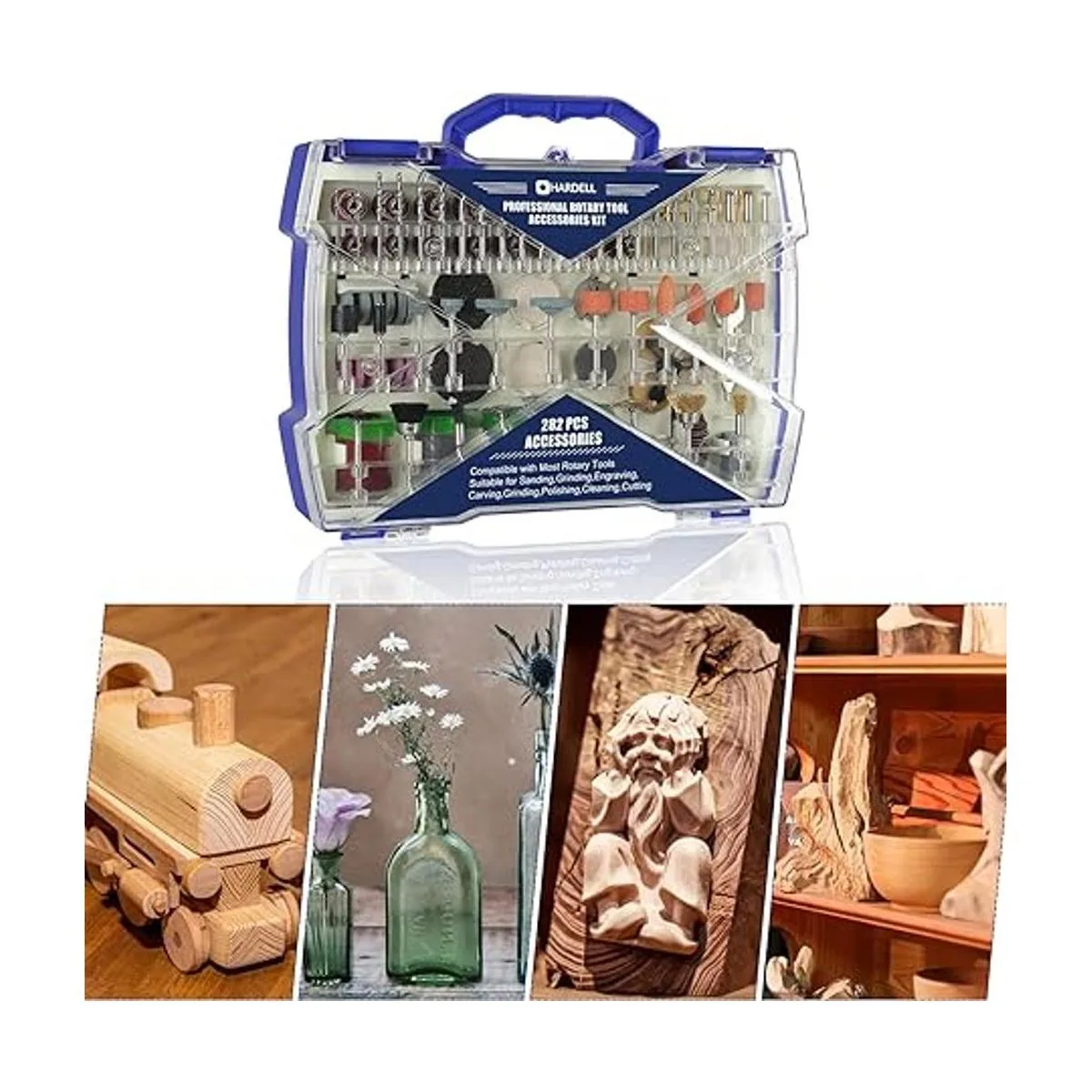 HARDELL Kit de accesorios para herramientas rotativas 282_6