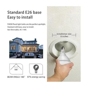 GONHOM Par38 Foco LED de inundación para exteriores_5